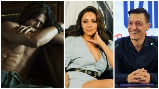 Gauri Khan and Mesut Ozil reacted as Shah Rukh Khan shared a new picture ahead of Pathaan's release.