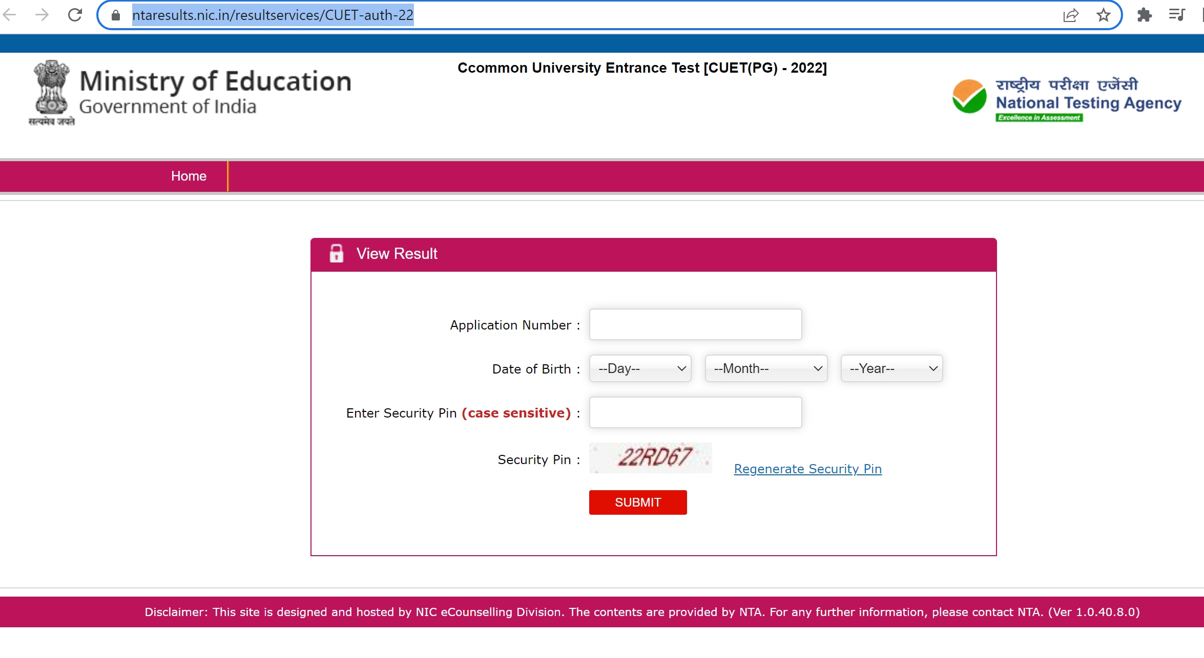 Cuet Pg Result Live Updates Cuet Results At Cuet Nta Nic In Hindustan Times