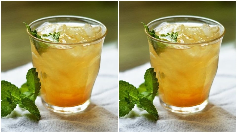 Iced ginger and green tea(Pinterest) Iced ginger and green tea(Pinterest)