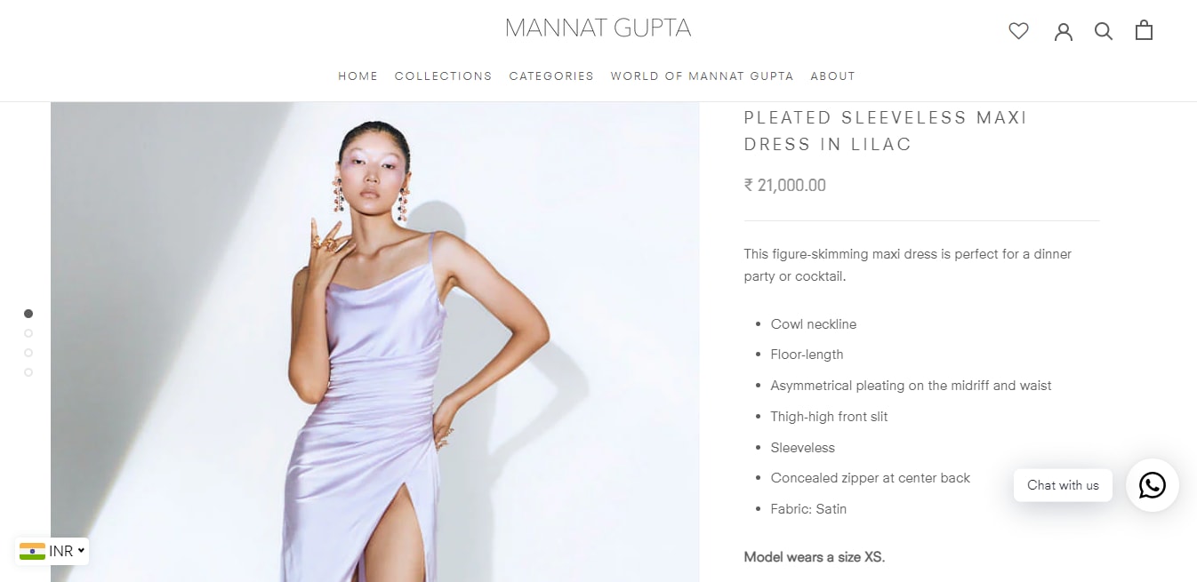 The price of the dress Malaika Arora wore for the photoshoot.&nbsp; (mannatgupta.com)