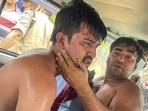 Pauri Garhwal: Accused arrested by police in connection with its probe into the murder of a female resort receptionist, in Pauri Garhwal district, Saturday, Sept. 24 (PTI) Pauri Garhwal: Accused arrested by police in connection with its probe into the murder of a female resort receptionist, in Pauri Garhwal district, Saturday, Sept. 24 (PTI)