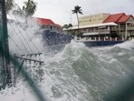 Hurricane Ian: Waves crash against a seawall as Hurricane Ian passes.(AP) Hurricane Ian: Waves crash against a seawall as Hurricane Ian passes.(AP)
