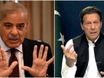 Pakistan prime minister Shehbaz Sharif and Imran Khan, Pakistan prime minister Shehbaz Sharif and Imran Khan,