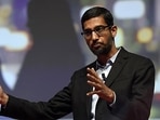Sundar Pichai said the company was being a bit more responsible through one of the ‘toughest macroeconomic conditions’ in the past decade.(AFP) Sundar Pichai said the company was being a bit more responsible through one of the ‘toughest macroeconomic conditions’ in the past decade.(AFP)