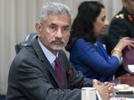 India's Foreign Minister Subrahmanyam Jaishankar is seated for a meeting with Secretary of Defense Lloyd Austin at the Pentagon, Monday. India's Foreign Minister Subrahmanyam Jaishankar is seated for a meeting with Secretary of Defense Lloyd Austin at the Pentagon, Monday.