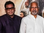 Music maestro AR Rahman and director- producer Mani Ratnam at a press conference of their upcoming film, Ponniyin Selvan: I in Mumbai. (AFP) Music maestro AR Rahman and director- producer Mani Ratnam at a press conference of their upcoming film, Ponniyin Selvan: I in Mumbai. (AFP)