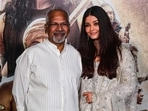 Ponniyin Selvan: I director, screenwriter and producer Mani Ratnam poses for pictures with Aishwarya Rai in Mumbai. Ponniyin Selvan: I director, screenwriter and producer Mani Ratnam poses for pictures with Aishwarya Rai in Mumbai. 