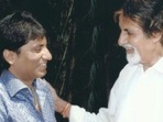 When Raju Srivastava met Amitabh Bachchan. When Raju Srivastava met Amitabh Bachchan.