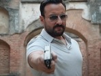 Saif Ali Khan as Vikram in Vikram Vedha.