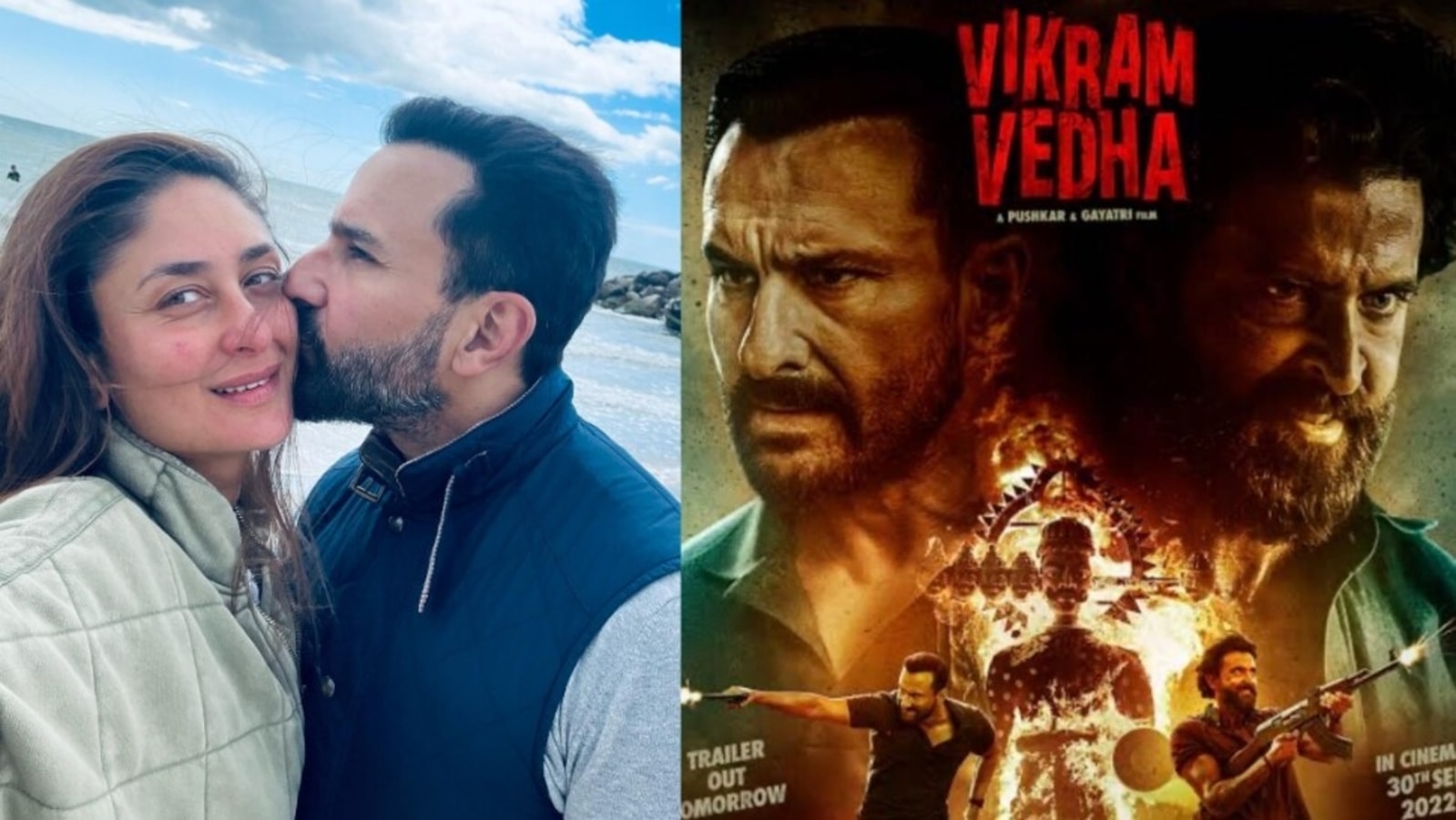 Kareena Kapoor reviews Saif Ali Khan and Hrithik Roshan's Vikram Vedha, calls it 'blockbuster': 'Best film, best actors'