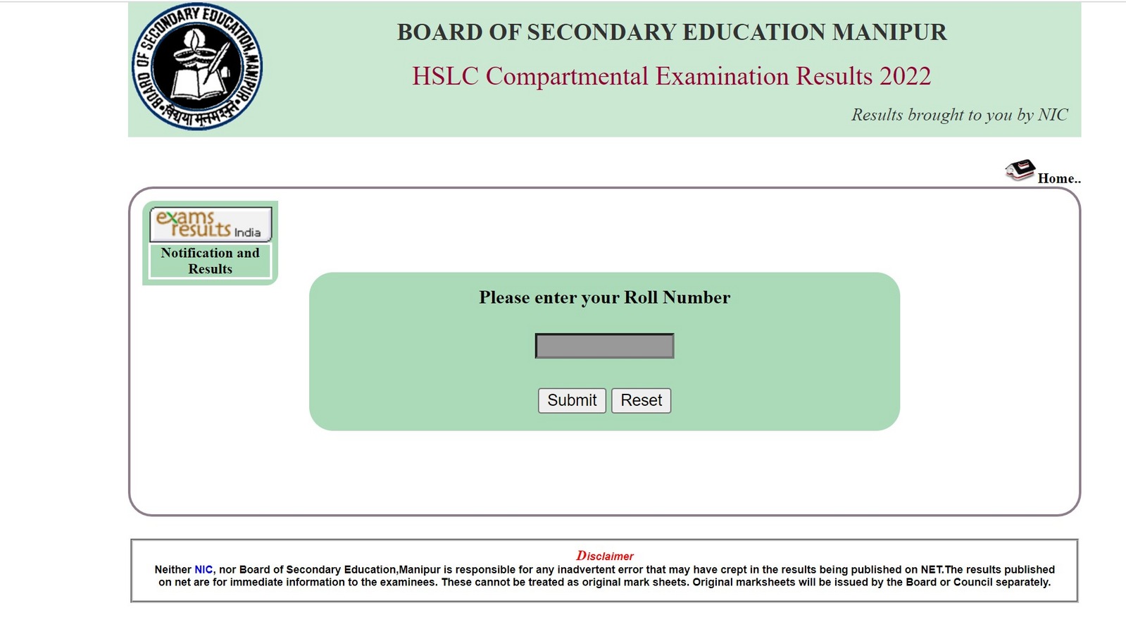 Manipur HSLC result released at manresults.nic.in, get link here