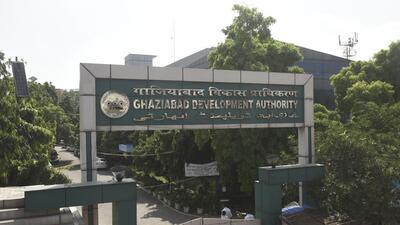 Ghaziabad, India - September 27, 2022: A view of the office of the Ghaziabad Development Authority at the old bus stand in Ghaziabad, India, on Tuesday, September 27, 2022. (Photo by Sakib Ali /Hindustan Times) Ghaziabad, India - September 27, 2022: A view of the office of the Ghaziabad Development Authority at the old bus stand in Ghaziabad, India, on Tuesday, September 27, 2022. (Photo by Sakib Ali /Hindustan Times)