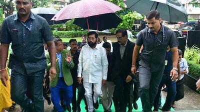 “We have never done anything outside the purview of the law,” he said and pointed out that apex court rejected the demand of the Thackeray faction to stay the proceedings of the ECI (HT PHOTO) “We have never done anything outside the purview of the law,” he said and pointed out that apex court rejected the demand of the Thackeray faction to stay the proceedings of the ECI (HT PHOTO)