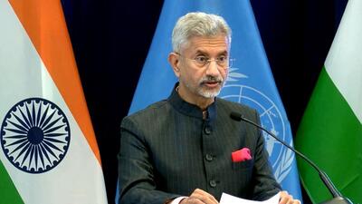 External affairs minister S Jaishankar. (ANI) External affairs minister S Jaishankar. (ANI)