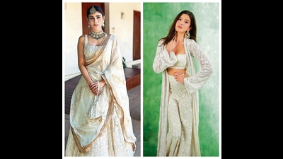 Slay it like celebs in ivory (Photos: Instagram) Slay it like celebs in ivory (Photos: Instagram)
