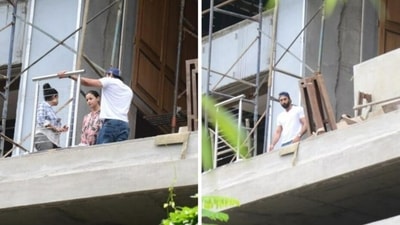 Alia Bhatt and Ranbir Kapoor are doing house inspection. Image credit- Varinder Chawla. Alia Bhatt and Ranbir Kapoor are doing house inspection. Image credit- Varinder Chawla. 