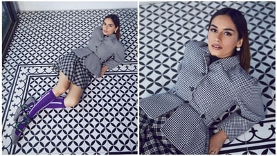 Former Miss Word and Samrat Prithviraj actor Manushi Chhillar often leaves fans spellbound with her stylish appearances. The model/actor has more than six million Instagram followers and often treats them with her stylish photos. Her latest stills in checkered attire is worth giving a shoutout. (Instagram/@manushi_chhillar) Former Miss Word and Samrat Prithviraj actor Manushi Chhillar often leaves fans spellbound with her stylish appearances. The model/actor has more than six million Instagram followers and often treats them with her stylish photos. Her latest stills in checkered attire is worth giving a shoutout. (Instagram/@manushi_chhillar)