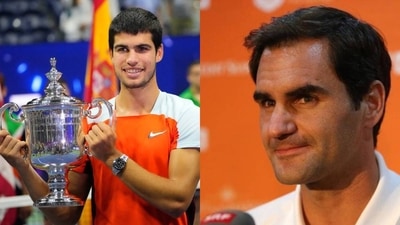 Carlos Alcaraz; Roger Federer Carlos Alcaraz; Roger Federer