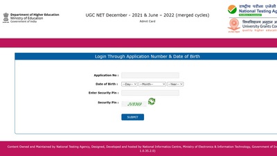 UGC NET admit card 2022 out at ugcnet.nta.nic.in