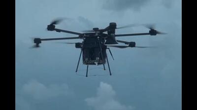 The drone during intervening night of Monday and Tuesday reportedly remained inside the Indian territory for at least five minutes before going back. (HT file photo) The drone during intervening night of Monday and Tuesday reportedly remained inside the Indian territory for at least five minutes before going back. (HT file photo)