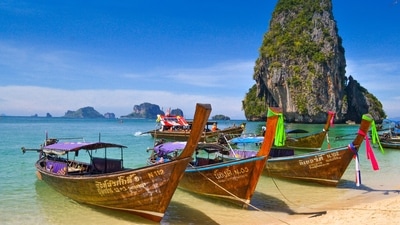Thailand: Karisma Kapoor often travels to Thailand to relax by the beach, away from the hustle and bustle of the city and enjoy the sight of the captivating beaches. (Unsplash) Thailand: Karisma Kapoor often travels to Thailand to relax by the beach, away from the hustle and bustle of the city and enjoy the sight of the captivating beaches. (Unsplash)