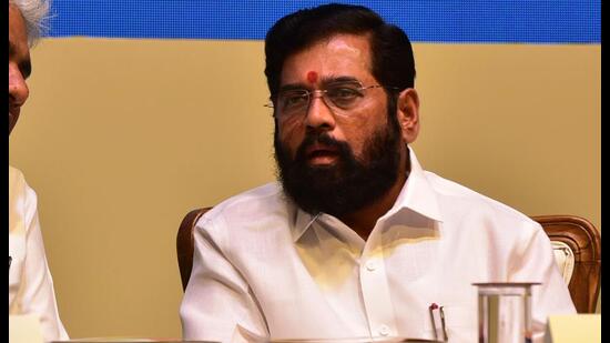 While the Shiv Sena has not split formally, the faction led by Shinde is supported by a majority of the party’s legislators. (Anshuman Poyrekar/HT PHOTO) While the Shiv Sena has not split formally, the faction led by Shinde is supported by a majority of the party’s legislators. (Anshuman Poyrekar/HT PHOTO)