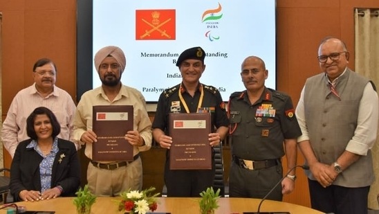 Indian Army and the Paralympic Committee of India entered into a partnership on Tuesday.