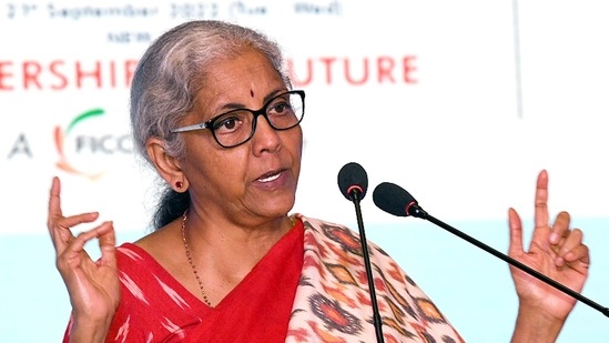 Union Minister of Finance and Corporate Affairs Nirmala Sitharaman. (ANI)