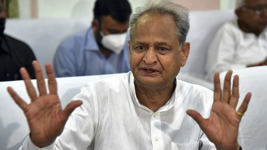 Rajasthan Chief Minister Ashok Gehlot. (PTI Photo)