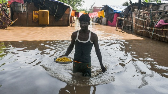 Incessant rains have battered parts of Uttarakhand, Himachal Pradesh and north Uttar Pradesh over the last few days. Delhi also recorded a four-day long rain spell starting September 21.(PTI)