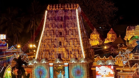 The Dasara Mahotsava in Mangaluru organized by Gokarnanatheshwara Temple in Kudroli is one of the iconic events celebrated in Tulunadu, and is an hour's drive from Udupi.