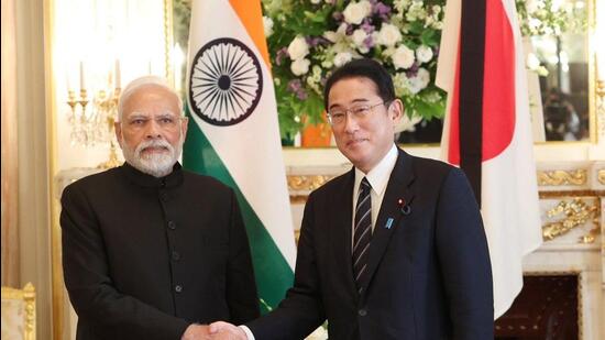The two leaders held a bilateral meeting on Tuesday morning, ahead of the state funeral for Abe. (Twitter | Narendra Modi)