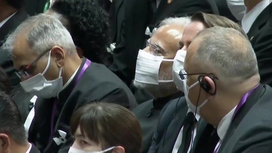 PM Modi attends Shinzo Abe's state funeral(ANI)