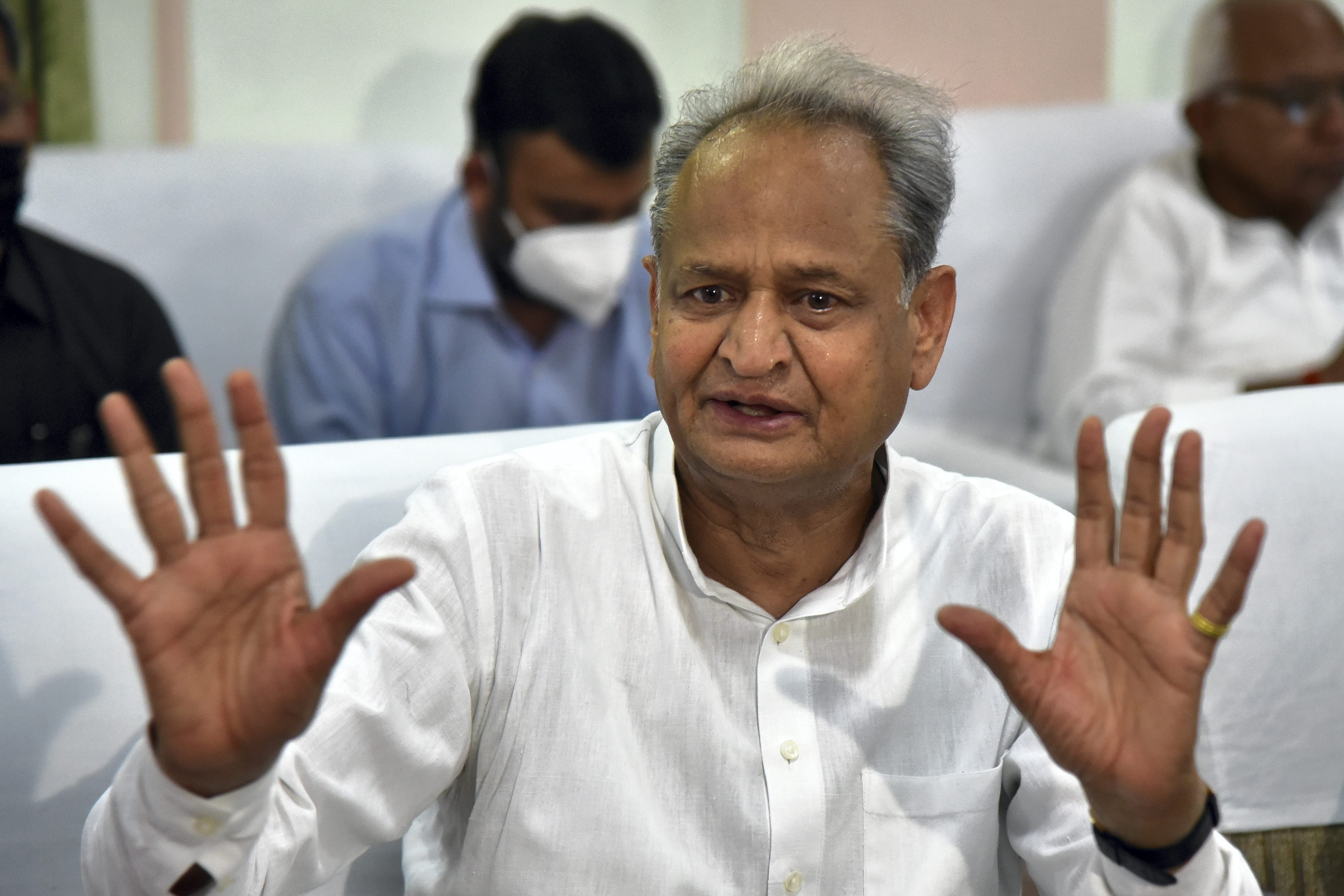 File photo of Rajasthan chief minister Ashok Gehlot. (PTI)