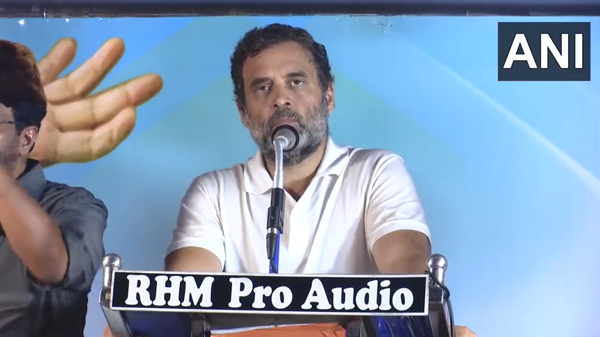 Congress leader Rahul Gandhi speaks at a Bharat Jodo Yatra event in Kerala, on Tuesday. (Screengrab/ANI video) Congress leader Rahul Gandhi speaks at a Bharat Jodo Yatra event in Kerala, on Tuesday. (Screengrab/ANI video)
