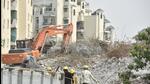 Twin tower demolition debris at Sector 93A in Noida. (Sunil Ghosh/ HT) Twin tower demolition debris at Sector 93A in Noida. (Sunil Ghosh/ HT)