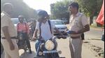 According to Nitish Kumar Agarwal, deputy commissioner of police, a campaign against motorbikes causing noise pollution was launched across the city on Wednesday. (HT Photo) According to Nitish Kumar Agarwal, deputy commissioner of police, a campaign against motorbikes causing noise pollution was launched across the city on Wednesday. (HT Photo)