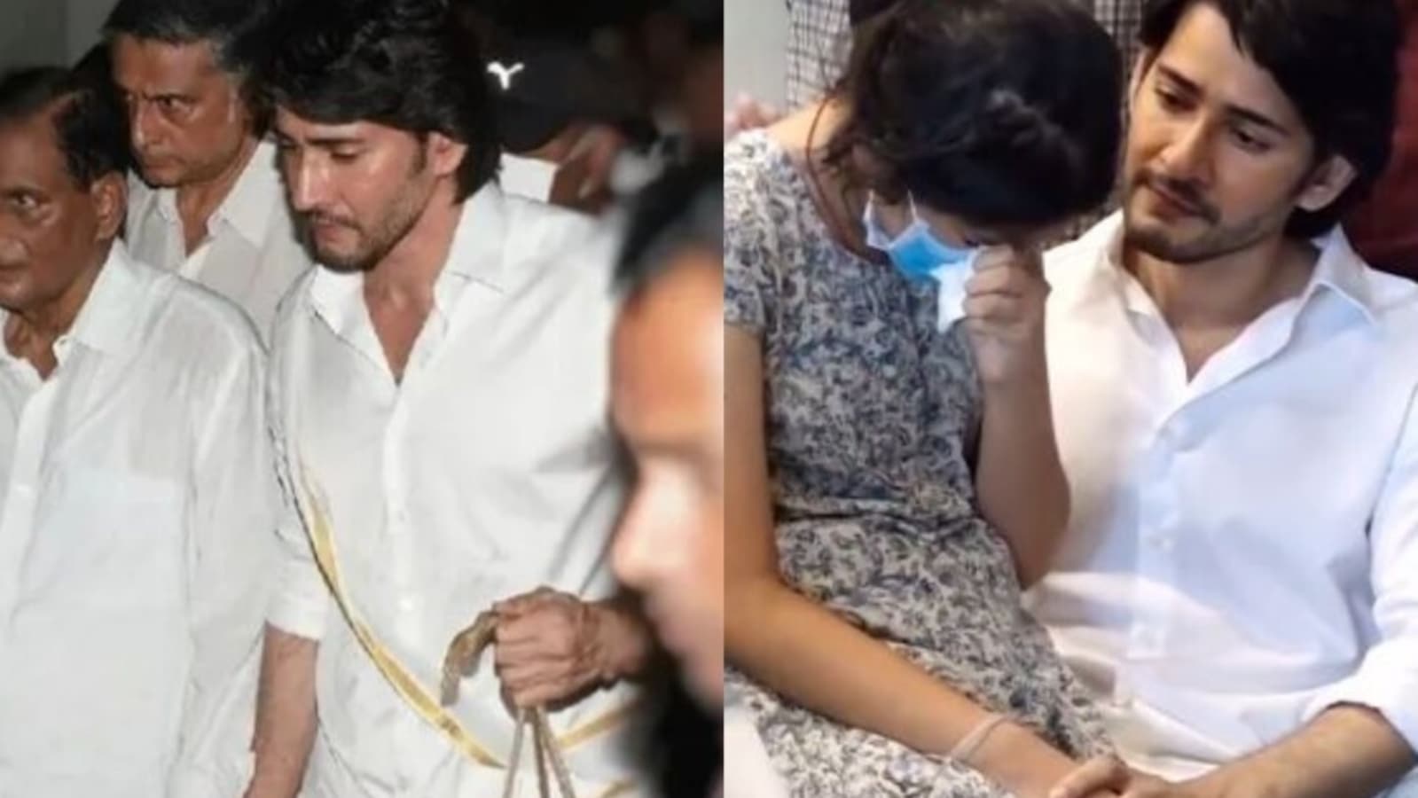 Mahesh Babu performs mom Indira Devi's last rites, consoles Sitara ...