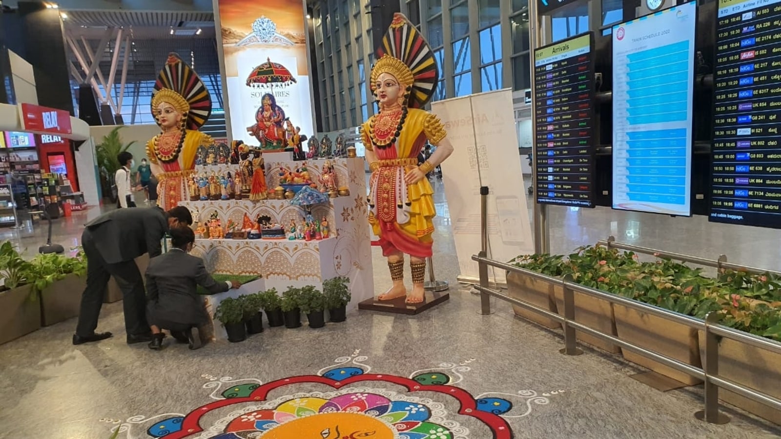 Bengaluru airport decked up with 'Bombe Habba' ahead of Dussehra. See pics