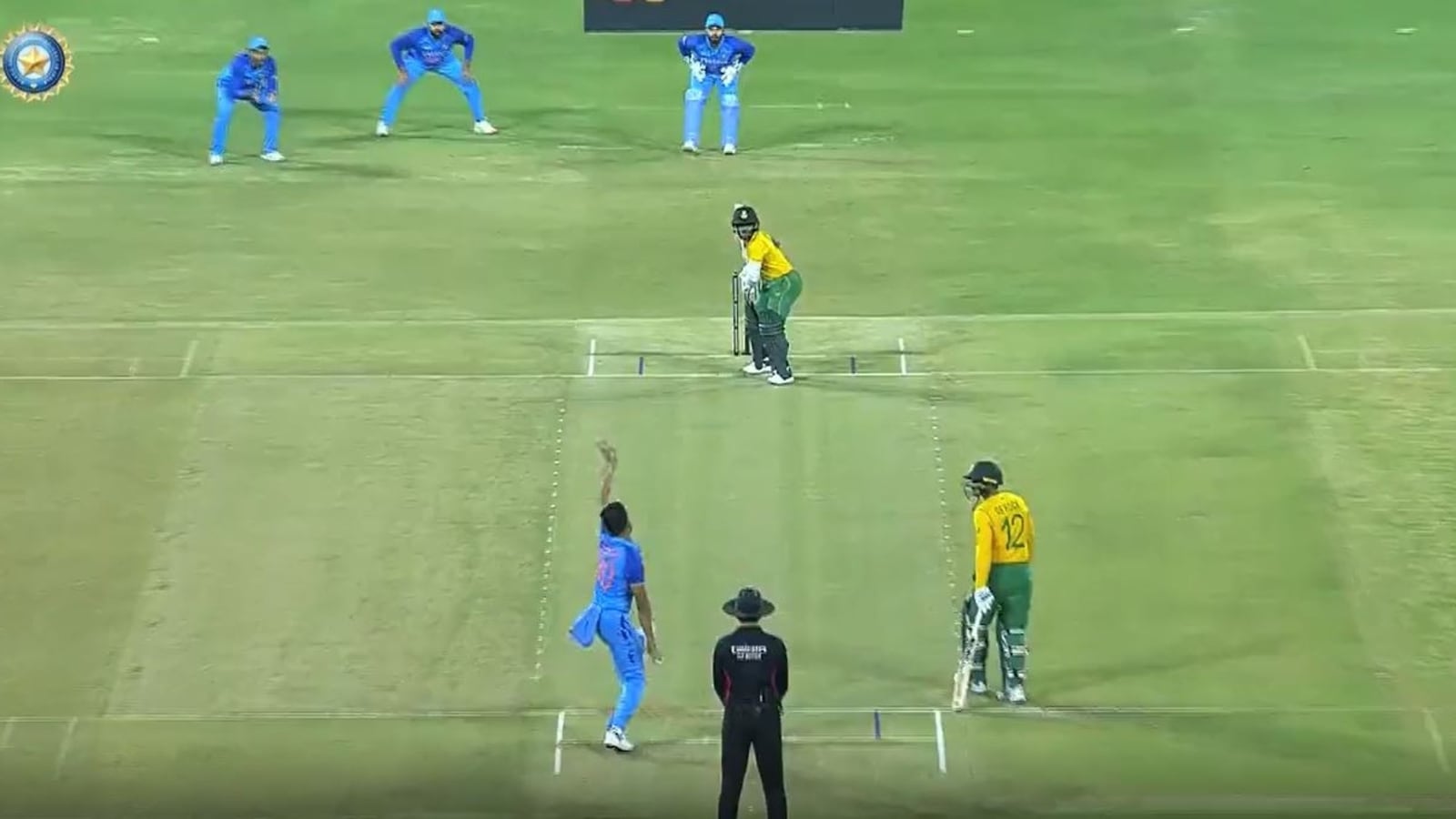 Watch: ‘5 wickets in 11 seconds’ as Arshdeep, Chahar destroy SA, Rohit ...