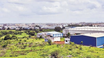 Pune, India - September 20, 2022: Chakan MIDC, in Pune, India, on Tuesday, September 20, 2022. (HT PHOTO) (Hindustan Times) Pune, India - September 20, 2022: Chakan MIDC, in Pune, India, on Tuesday, September 20, 2022. (HT PHOTO) (Hindustan Times)