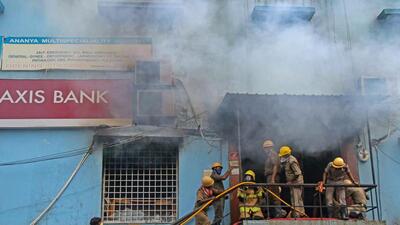 A number of documents were destroyed in the fire. (PTI) A number of documents were destroyed in the fire. (PTI)