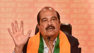 Harsh Mahajan after joining the the Bharatiya Janata Party, in New Delhi. (ANI) Harsh Mahajan after joining the the Bharatiya Janata Party, in New Delhi. (ANI)