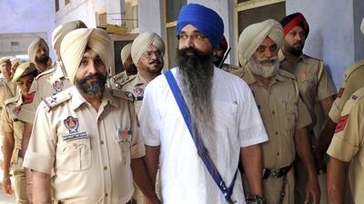 Balwant Singh Rajoana, a Babbar Khalsa terrorist was the second human bomb in case the first one would have failed in killing the Congress leader. (HT Photo) Balwant Singh Rajoana, a Babbar Khalsa terrorist was the second human bomb in case the first one would have failed in killing the Congress leader. (HT Photo)