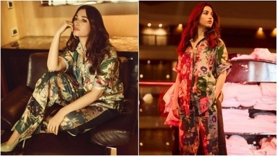 Tamannaah gave us fresh fashion goals as she chilled in a satin pant set. (Instagram/@tamannaahspeaks) Tamannaah gave us fresh fashion goals as she chilled in a satin pant set. (Instagram/@tamannaahspeaks)