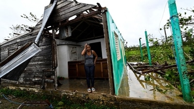 The storm damaged Cuba's power network and plunged the island into darkness, leaving it "without electrical service," state electricity company Union Electrica said on Twitter. (AFP) The storm damaged Cuba's power network and plunged the island into darkness, leaving it "without electrical service," state electricity company Union Electrica said on Twitter. (AFP)