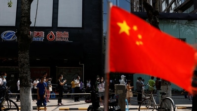 China Illegal Police Stations: A China's flag flutters. (Reuters)