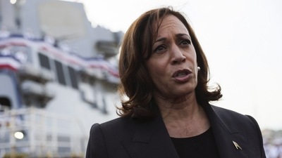 China-Taiwan Conflict: US Vice President Kamala Harris talks to the media. (AP) China-Taiwan Conflict: US Vice President Kamala Harris talks to the media. (AP)
