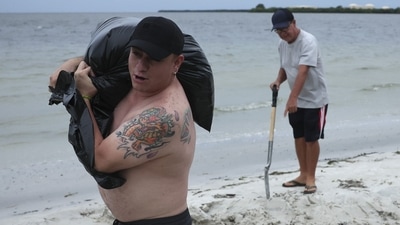 A hurricane warning covering roughly 220 miles (350 kilometres) of the state included Fort Myers as well as Tampa and St. Petersburg, which could get their first direct hit by a major hurricane since 1921. (AFP) A hurricane warning covering roughly 220 miles (350 kilometres) of the state included Fort Myers as well as Tampa and St. Petersburg, which could get their first direct hit by a major hurricane since 1921. (AFP)