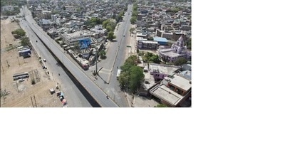 An aerial view of Prayagraj. (HT File Photo) An aerial view of Prayagraj. (HT File Photo)